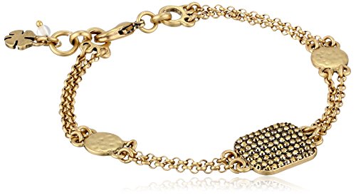 Lucky Brand Pave Metal Chain Bracelet