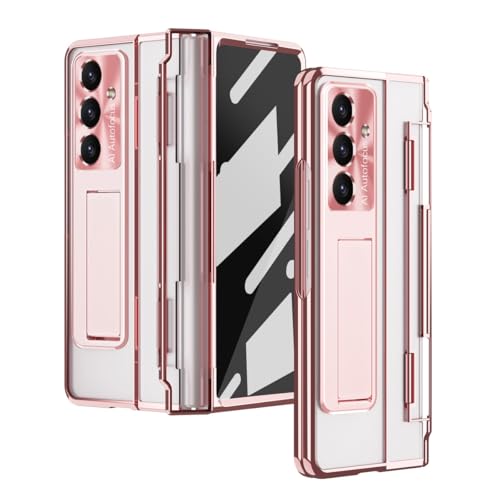 Coque Galaxy Z Fold 7 antichoc avec béquille de visionnage et film écran en verre intégré