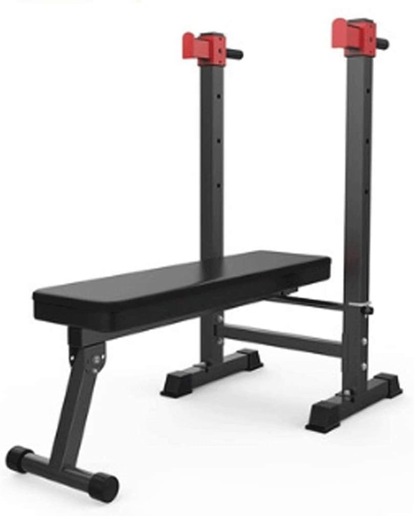 Full Body Exercise Weightlifting Bed Adjustable Olympic Weight Bench with Leg Developer and Squat Rack Lifting Machine Fitness Equipment Squat Rack (B) (A)