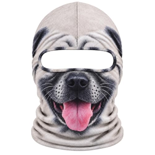 3D Novelty Balaclava Face Mask Halloween Breathable Neck Cover Costume Mask - image 1