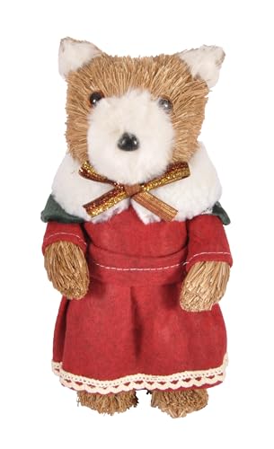 Ours en peluche Ciao de Noël 25cm à offrir marionnette decoration en tissu
