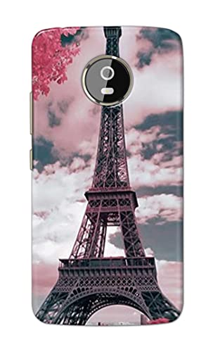 Image of Lovers Famous Place Eiffel Tower in Paris Hard Back Case Cover for Motorola Moto G5 Plus (5.2 inch), XT1684, XT1685, XT1687 Back Cover -(J5) VNS2227