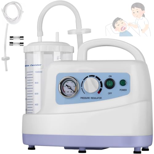 GwlThixion Succión automática de flemas, Dispositivo Automático Portátil De Succión De Flemas, Diseño silencioso, con Herramienta de Limpieza de Botellas de Agua de 1000 Ml