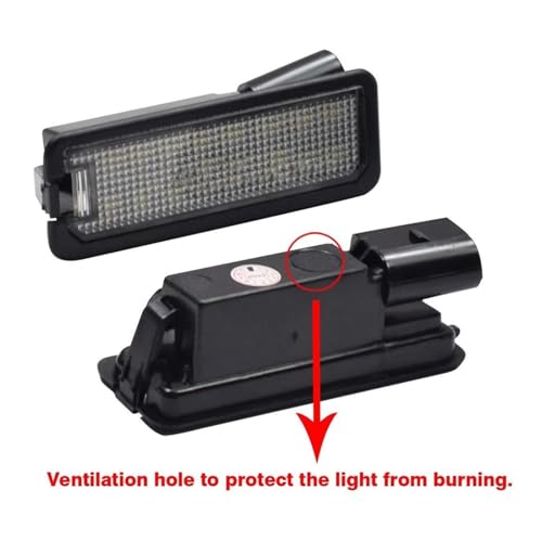 Luz de matrícula para Seat Leon Altea 1P que elimina los fallos de iluminación 2