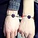 NLAIOUSL 1 Pair Unisex Glowing Leather Bracelets Comfortable Adjustable Wristbands Present for Fashion Enthusiasts Party Wris
