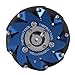 4in Mecanum Aluminum Right Wheel - 45 Degree Omnidirectional Robot Drive for Industrial Parts, Single Load 30KG