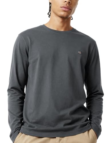 Image of DAMENSCH Fluid Full Sleeve T Shirt for Men; Cotton Stretch Tshirt for Man; No-Fade Colours Casual Shirts; Super Soft Fabric T Shirt for Men Cotton