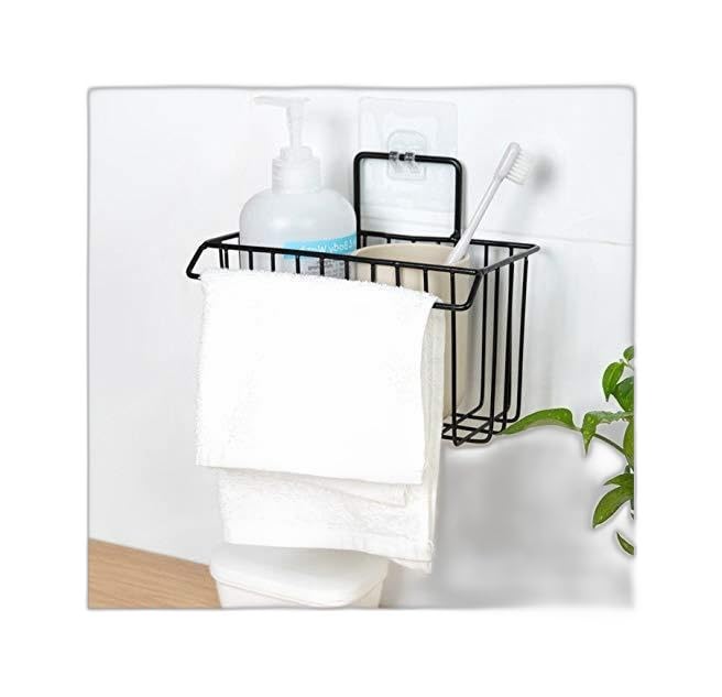 Kitchen Sink Organizers| Design - 75 Metal Iron Sponge Holder | Kitchen Sink Stand Caddy Organizer Drain Ra for Home and Kitchen-image-37