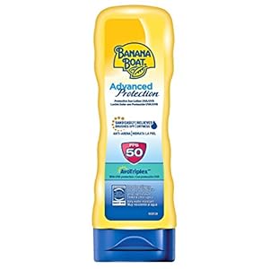 Banana Boat Advanced Protection – Loción Solar con protección indice SPF 50, fórmula Avotriplex, Antiarena y resistente…