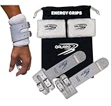 QALARO Double Buckle Energy Leather Grips for Girls Gymnastics | Dowel Grips, 4