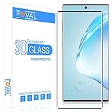 Galaxy Note 10 Plus Screen Protector Glass, Compatible with Fingerprint Scanner, Foval Tempered Glass Screen Protector for Samsung Note 10+ and Note10+ 5G with Easy Installation Tray