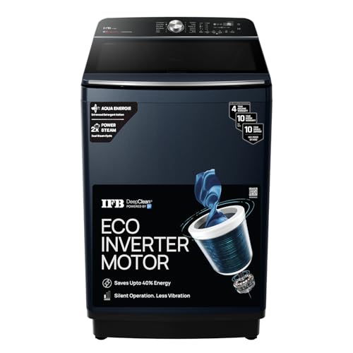 Image of IFB 11 Kg 5 Star AI Powered Deepclean Technology Fully Automatic Top Load Washing Machine with Inbuilt Heater(TL111RB2SID, Eco Inverter, Power Steam, Activmix, 4 Year Machine Warranty, Royal Blue)
