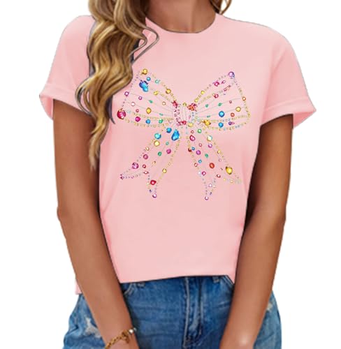 Image of Cat Shirts for Women Butterfly Graphic Tops Dandelion T Shirt Womens Vacation T-Shirt Nature Lover Tee