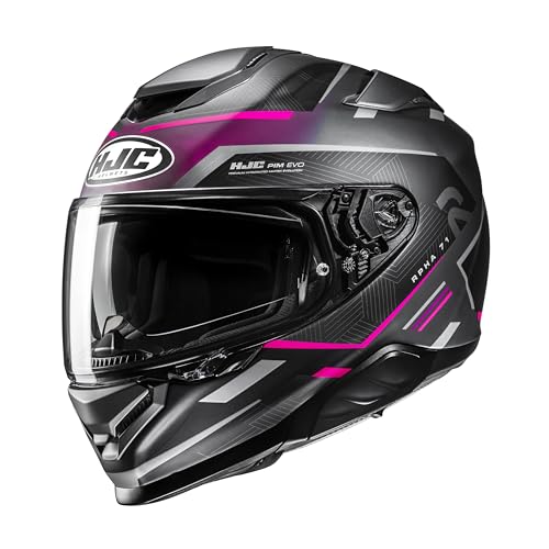 Casque HJC RPHA 71 Ellon MC8SF M réduit la fatigue et le bruit