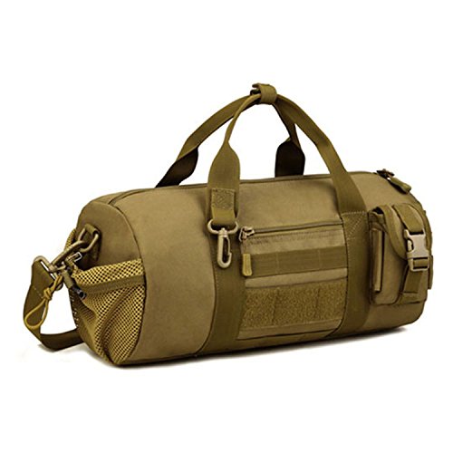 Bolso Molle táctico de lona para viajes y marchas militares que se lleva al hombro cómodamente