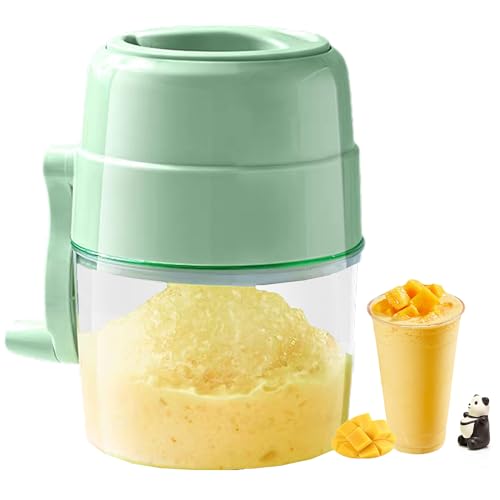 XSQD Handschüttel Eisbrecher Maschine, Kleine Rotationseis Maschine, Manuelle Eismaschine Sandmaschine, Tragbare Handschüttel Eiscreme Maschine, Für Die Herstellung Von Eiscreme, Eis Und Eistee