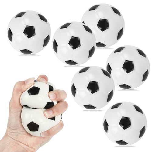 Giocattolo Antistress, 12pcs Mini Palline da Calcio per Bambini, Giocattolo Antistress Calcio, Sport Palline Antistress, Mini Palline Sportive, Mini Pallone da Calcio, Squeeze Toys (Colore 6)