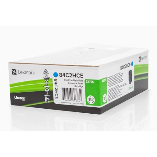 Lexmark 84C2HCE Laser Toner for CX725 - Cyan