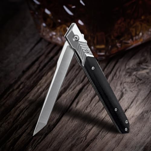 Image of ITOKEY EDC Pocket Knife for Men, Slim Folding Tanto Knife