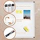 VIZ-PRO Magnetisches Whiteboard/Trockenabwischbares Board, 45 x 30 cm, inklusive 1 Radiergummi & 2 Marker & 4 Magneten