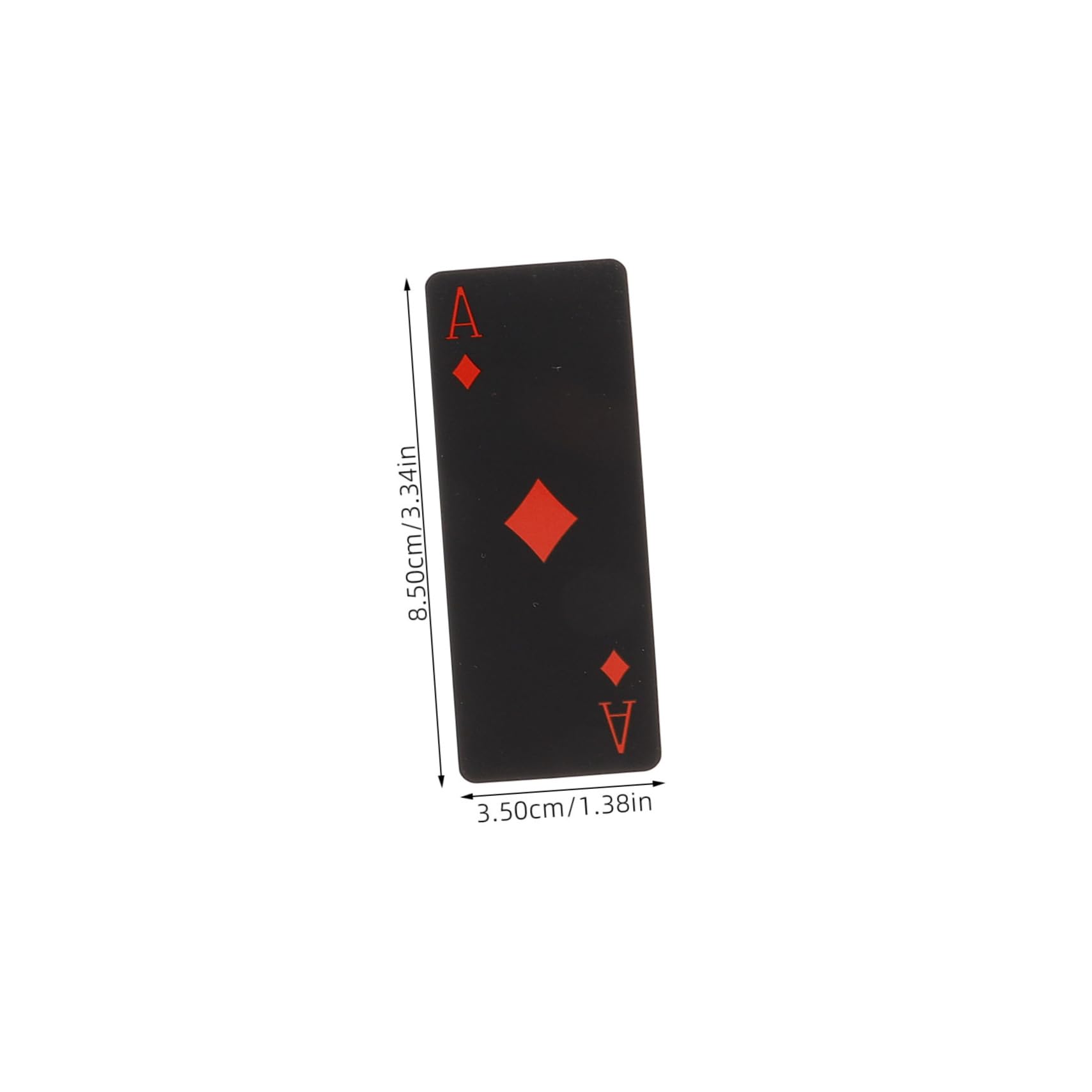 ERINGOGO Carte Impermeabili in Plastica Pvc Nera Opaca Design Tema Teschio Rosso e Blu Adatto Per Poker e Giochi Da Tavolo