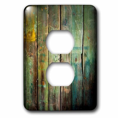 Couvercle de prise effet bois vieilli cache prise multicolore pour masquer les murs ternes - 2