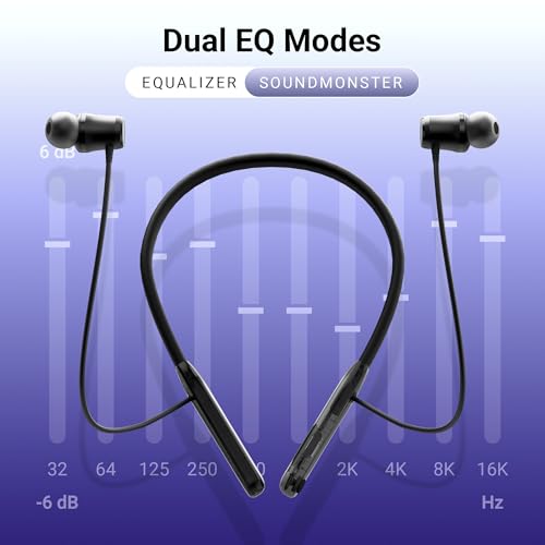 Image of ZEBRONICS RAGA F1,in Ear Bluetooth Neckband,40 Hours Playback,ENC,Rapid Charging,Dual Pairing,Magsnap (Magnetic Play | Pause),2 EQ Modes,Bluetooth v5.4,Call Function,Voice Assistant,Gaming Mode
