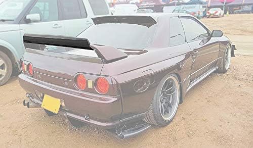 for Nissan Skyline GT-R R32 GTR FRD Type Carbon Fiber Rear Spoiler Wing Lip gurney Flap Stick on Type addon Trim Body Kits