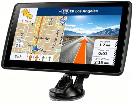 7'' GPS Navigator for Car - 2026 North America Maps Free Lifetime Updates