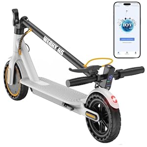 WERHY Electric Scooter, 500W/800W/1000W Powerful Motor & 19/22 MPH Top Speed, 16/25 Miles Range, Folding E Scooter with Dual Braking for Teens and Adults