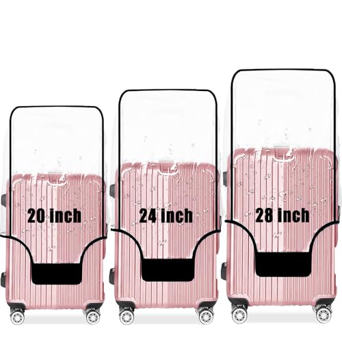 Image of Luggage cover-11.01, Black, 20 inch /24 inch /28 inch, Luggage Cover Set