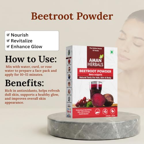 Image of Natural Skincare Set with Kasturi Haldi, Sandalwood, Mulatani Mitti, Orange, Mulethi, Beetroot, Neem Powder, Aloe Vera Gel, Rose Water for Face and Body Care Face Pack (8 Combo 1100gm)