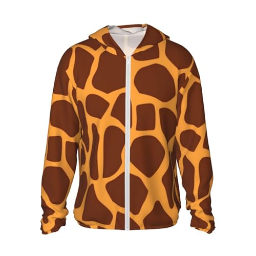Veste à manches longues homme anti UV imprimé girafe rashguard été