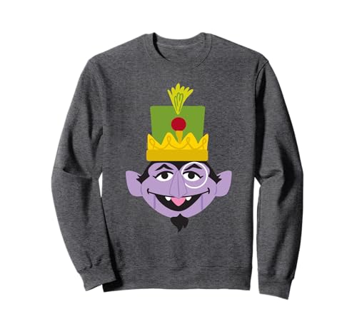 Sweat Sesame Street Noël Casse-Noisette pull Count col rond vêtement hiver