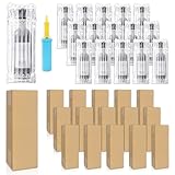 JarThenaAMCS 15 Sets Wine Bottle Travel Protector Bags Inflatable Air Column Bubble Cushion Wrap Pouches Packaging Sleeves with Corrugated Box and Pump for Wine Packing Transport