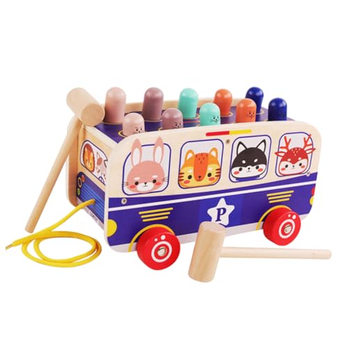 Toyvian Brinquedos De Carro Para Bebês Ônibus Jogo De Batida Brinquedo Infantil Playset Brinquedos I