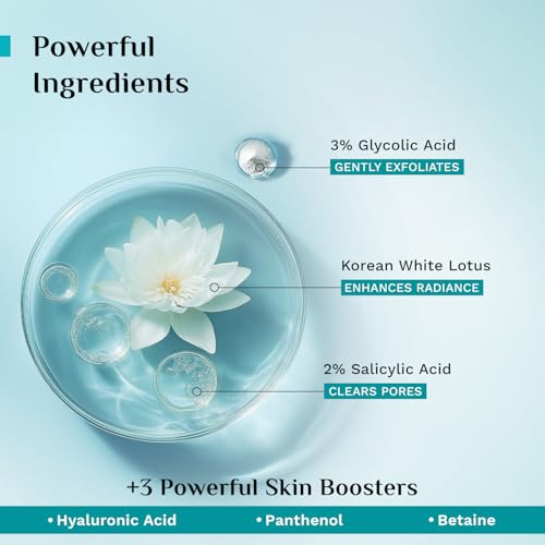 Image of Pilgrim Salicylic Acid 2% + Glycolic Acid 3% Anti Acne Serum For Acne Prone Skin For Unisex Of All Skin Types, Korean Skin Care, 30ml
