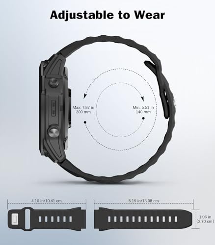 MoKo 2Pack QuickFit 26 mm Correa para Reloj Garmin miniatura 5