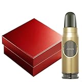 Navpeak Windproof Butane Torch Lighter - Refillable Jet Flame Lighter Bullet Shaped for Candles, Outdoor, Desserts, and Baking, BBQ & Emergency Survival Gear (Butane Not Included) (Champagne Gold)