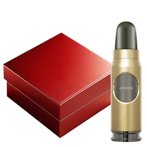 Navpeak Windproof Butane Torch Lighter - Refillable Jet Flame Lighter Bullet Shaped for Candles, Outdoor, Desserts, and Baking, BBQ & Emergency Survival Gear (Butane Not Included) (Champagne Gold)