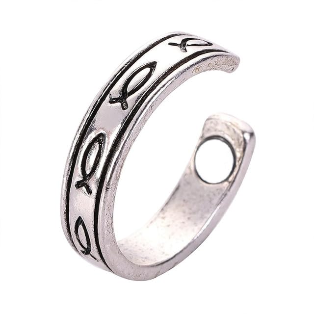 Open Adjustable Magnetic Ring Snoring Ring, Stylish Creative Jewelry for Unisex | Style 1
