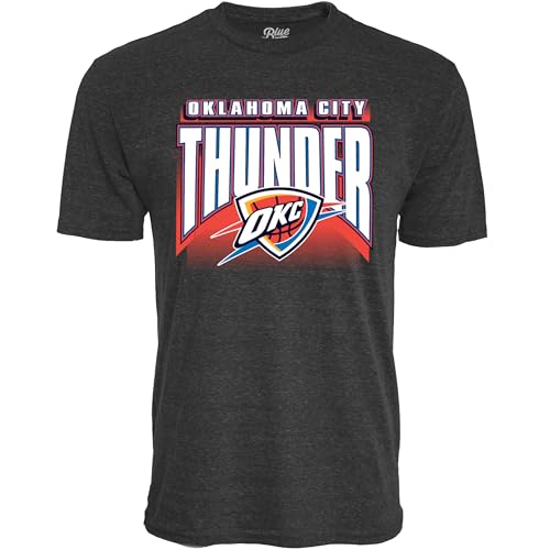 Oklahoma City Thunder NBA Officially Licensed Tri-Blend T-Shirt Starters Black, X-Large