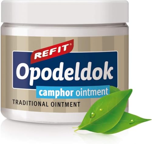 Refit Opodeldok Camphor Ointment 200 ml | Gel Extra para el Dolor, pomada de alcanfor, combinación de plantas, espalda, músculos y articulaciones, regeneración después de cada esfuerzo físico