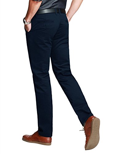 Image of Match Mens Regular-Fit Casual Flat Front Chino Pants