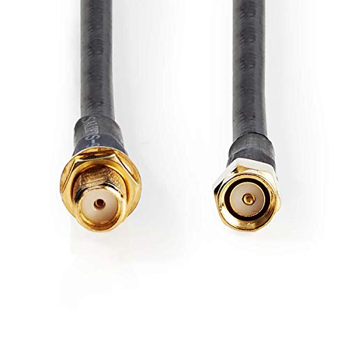 NEDIS CSGP02400BK100 SMA Cable, Gold,Black - Image 3