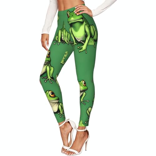 Mallas de ranas verdes sin transparencias leggings elasticos comodos de mujer