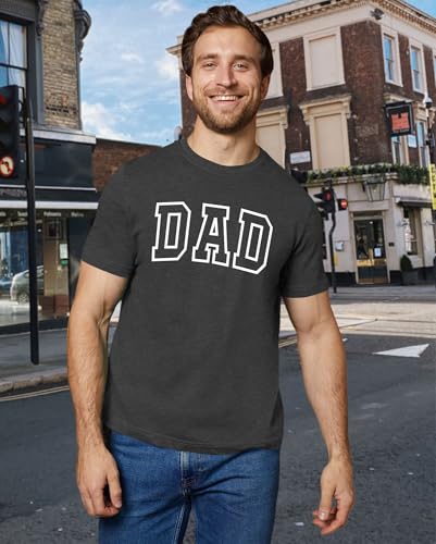 Ithalt Mom Shirt Dad Shirt Mom Dad Parents Shirts Pregnancy Announcement Tshirts Matching Outfits Couple T-Shirts(DadGrey, Large)