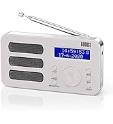 August MB225 radio with sleep timer options: 15, 30, 45, 60, 90 min