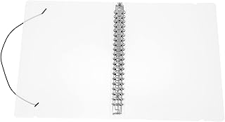 EXQUIMEUBLE Capa De Folhas Soltas A5 Caderno Folhas Soltas Pasta De Caderno Pasta Blocos De Notas Fichário Capa Translúcida Capa De Fichário Translúcida Capa De Manual Manual Capa Translúcida