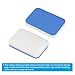 PATIKIL Table Tennis Rubber Cleaner, 2 Pack Ping Pong Cleaning Sponge Paddle Cleaner Racket Care Soft, Blue White